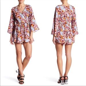 ASTR The Label Floral Romper Size M